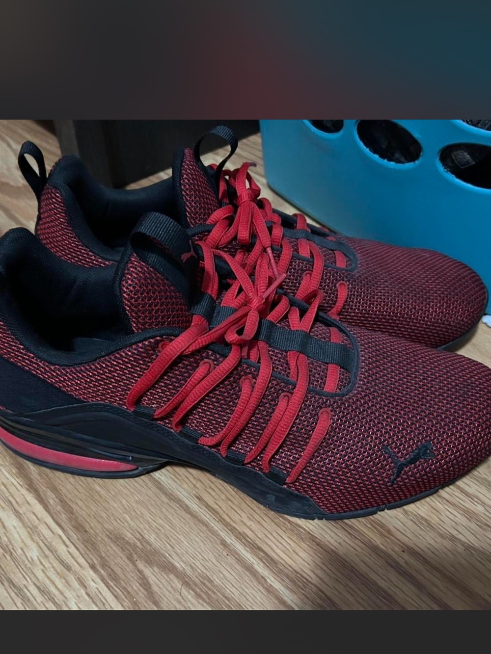 Puma Men’s Red and Black Athletic Trainers